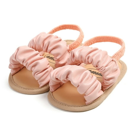 Awevudst Infant Baby Girls Sandals Cute Anti-Slip Soft Sole Princess Shoes