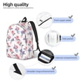 thumbnail image 4 of Lsque Lavender Flowers Pattern Canvas Daypack, Durable Backpack, High-quality Versatile Backpack,Vintage Compact Backpack-Small, 4 of 6