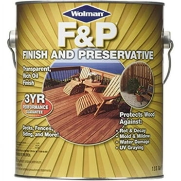 Wolman 14396 1 gal. Wood Finish And Preservative Natural