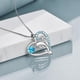 thumbnail image 3 of Collar Delfín/Corazón Plata/Azul 1 Pza High Monaco DolphinNeck01, 3 of 4