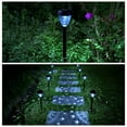 thumbnail image 6 of 10 Pack Solar Lights for Outside Pathway Walkway Driveway Garden Yard Solar Powered Lights Outdoor Waterproof. (Black, Cool White), 6 of 8