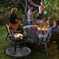 thumbnail image 3 of Fire Pit Mat,Thick Round Fire Pit Mat Aluminum Fire Heat Resistant Mat, 3 of 4