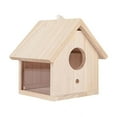 thumbnail image 1 of jinwen Bird House Outdoor Bird Nesting Box for Small Birds Window Bird Viewing, 1 of 7