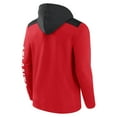 thumbnail image 3 of Men's Fanatics Red/Black Atlanta Braves Ace Hoodie Full-Zip Sweatshirt, 3 of 3