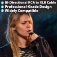 thumbnail image 2 of Cyberguys! Cable de Audio RCA a XLR 1,8 m Blindado, 2 of 9