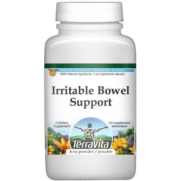 TerraVita Irritable Bowel Support (IBS) Agrimony, Psyllium and Carrot Powder, (4 oz, 3Pack