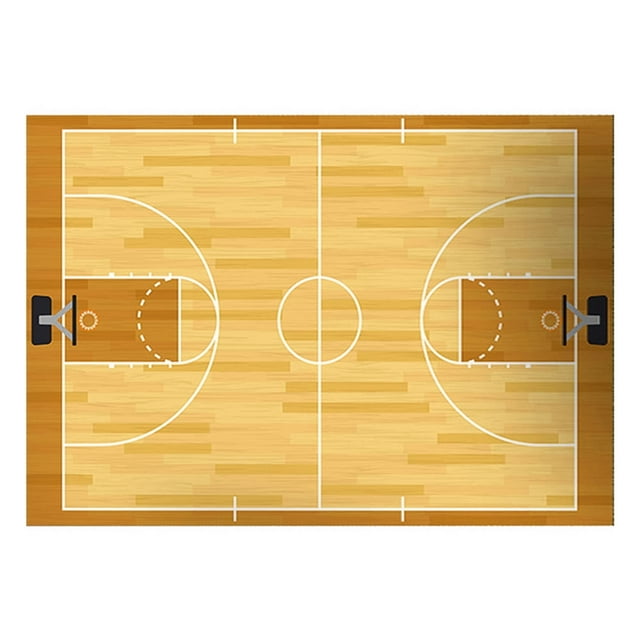 Football Carpet Interesting Sports Scene Design Anti-slip Printing Machine Washable Noise Reduction Playing Football Rectangle Artificial Turf Soccer Field Thickened Rug for Living Room