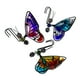 thumbnail image 2 of Juego de 3 macetas con decoración de mariposa, colgador de hierro con forma de mariposa, figura decorativa para macetas de flores, 2 of 8