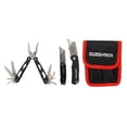 thumbnail image 1 of Swiss Tech 4-Piece Multi Tool Pliers and Lockback Knife Set with Pouch,EDC Folding Tools, 1 of 12