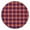 Multi Color Checkerboard, variant on Colorful Rainbow Checkered Pattern Round Fitted Tablecloth with Elastic Edge,Dining Table Cover Waterproof,Outdoor Round Tablecloth for Camping,Dining,Indoor and Outdoor