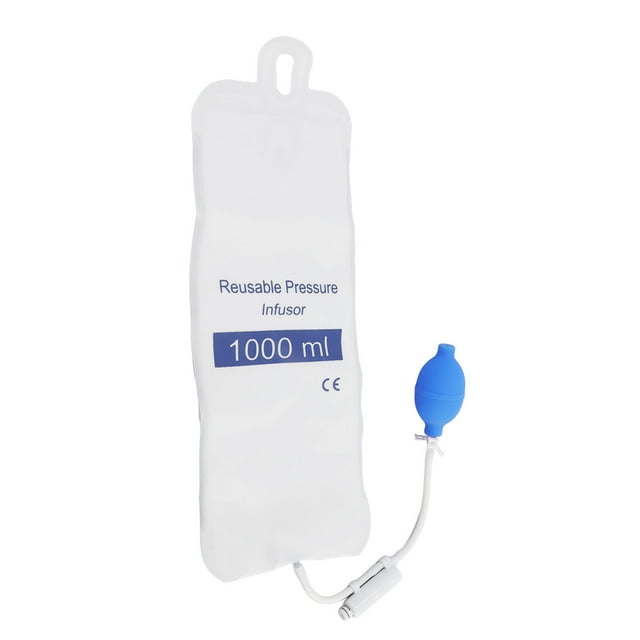 Pressure Infusion Bag, Reliable Air Tightness Fluid Pressure Bags For Hospital 1000ml