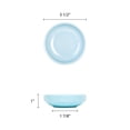 thumbnail image 2 of Excellante Blue Jade Melamine Dinnerware Collection 3 oz., 3 1/2" Bowl (Flat), Comes In Dozen, 2 of 3