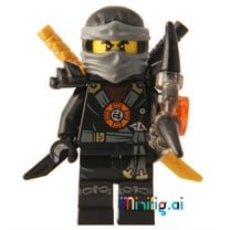 LEGO Ninjago Cole Deepstone Minifigure with Dual Katanas 70734