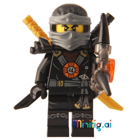 LEGO Ninjago Cole Deepstone Minifigure with Dual Katanas 70734
