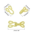 thumbnail image 2 of Sewing Hooks and Eye, 12pack Polyester Covered Hooks and Eyes Closure for Clothing(Yellow, 27mm Length), 2 of 6