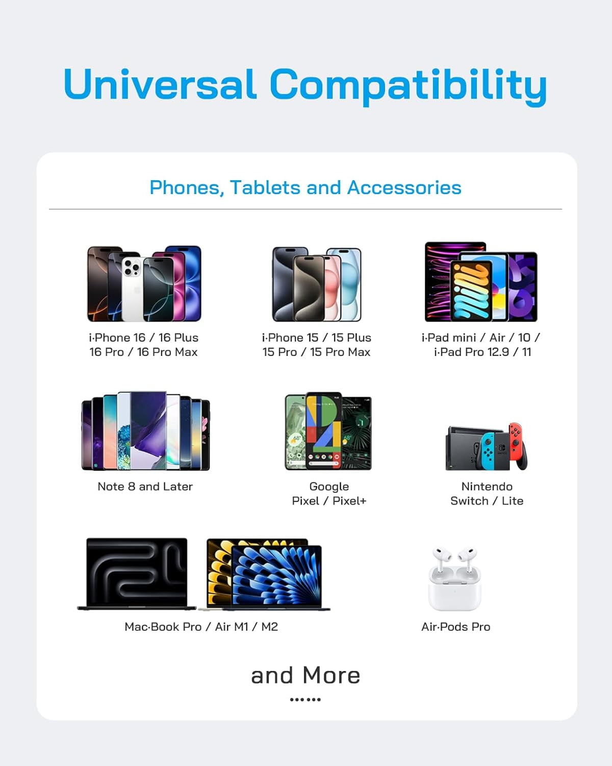 20W Super Fast Charger Compatible with iPhone 16/15, Charging USB C Charger 2-Pack Type C Charger Fast Charging 6FT Compatible With iPhone 16/16 Pro/16 Pro Max/iPhone 15/15 Pro/15 Pro Max/iPad Pro
