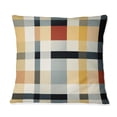 thumbnail image 2 of Designart "Classic Plaid Elegance" Plaid Printed Throw Pillow, 2 of 5