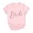 thumbnail image 4 of Xiaoxatg Womens T Shirts,Bridal Party Shirt for Women - Wedding Party Print Tee for Bridesmaids and Bride Pink XXL, 4 of 4