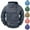 Green, variant on Men's Solid Raglan Pullover Hoodie Half Zipper Multiple Pockets Soft Comfortable Fleece-Lined Warm Athletic Jacket Casual Outdoor Wear Blue L