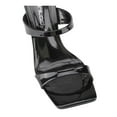 thumbnail image 4 of 【CARA-3】Two Strap Heeled Sandals  Slip On Square Open Toe Stiletto Backless Mule Heels Slippers Shoe Walking Shoes Women Summer Comfort Dress Active Footwear Girl Tsinelas, 4 of 10