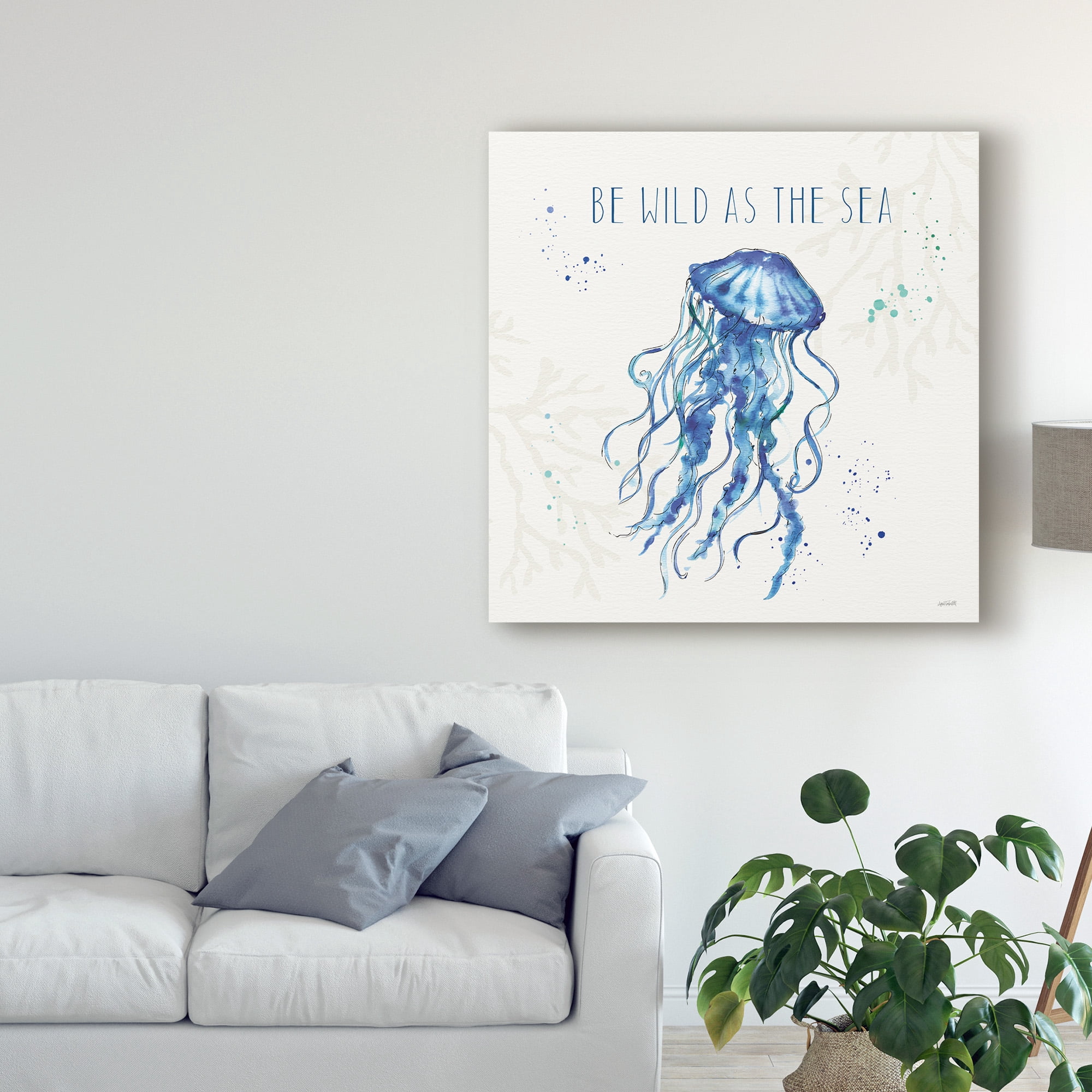 Trademark Fine Art 'Deep Sea V' Canvas Art by Anne Tavoletti
