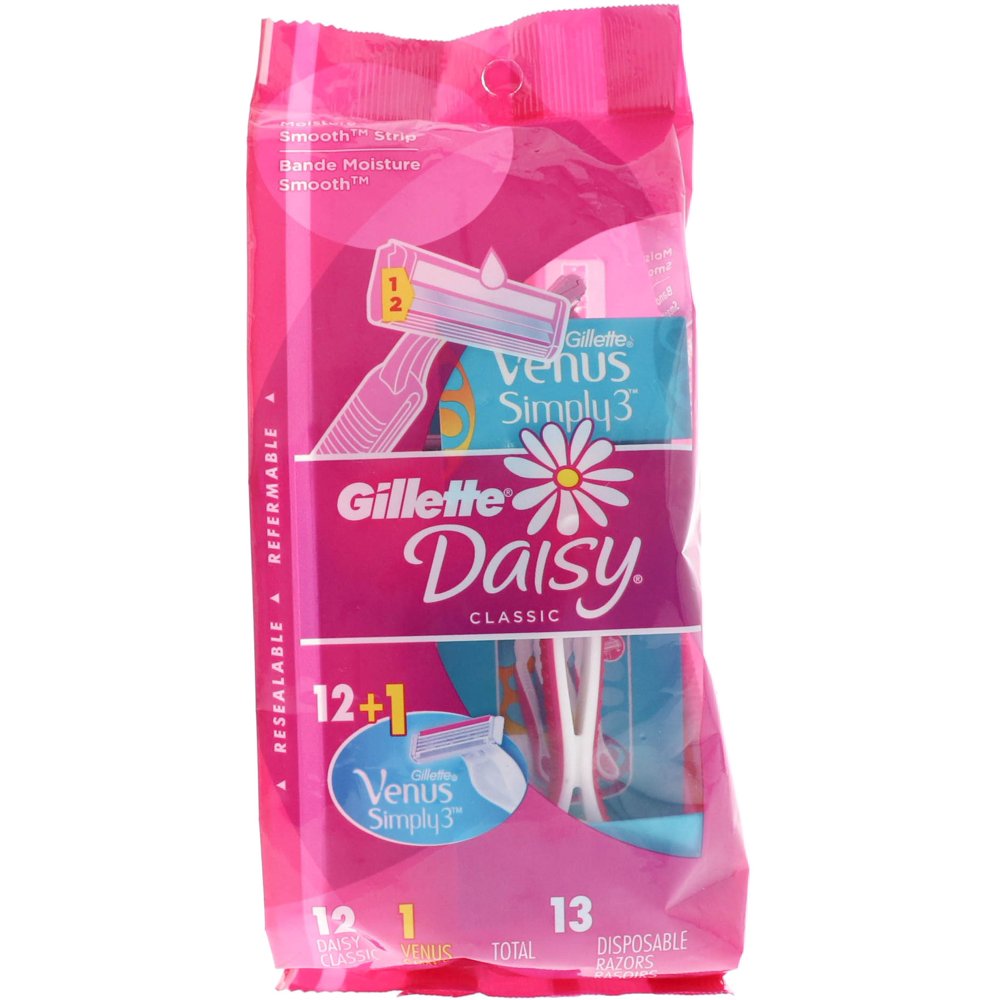 Gillette Daisy Classic Razors 13 ea (Pack of 3)
