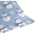thumbnail image 7 of GZHJMY Christmas Snowman Throw Pillow Cover 20 x 20 Inch, Soft Square Cushion Case for Home Couch Sofa Bedroom Car Farmhouse Decor Home Decor, 7 of 7