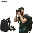 thumbnail image 2 of Spencer DSLR Camera Backpacks Waterproof Camera Bags for SLR/DSLR Camera, Lens and Accessories, Green, 2 of 9