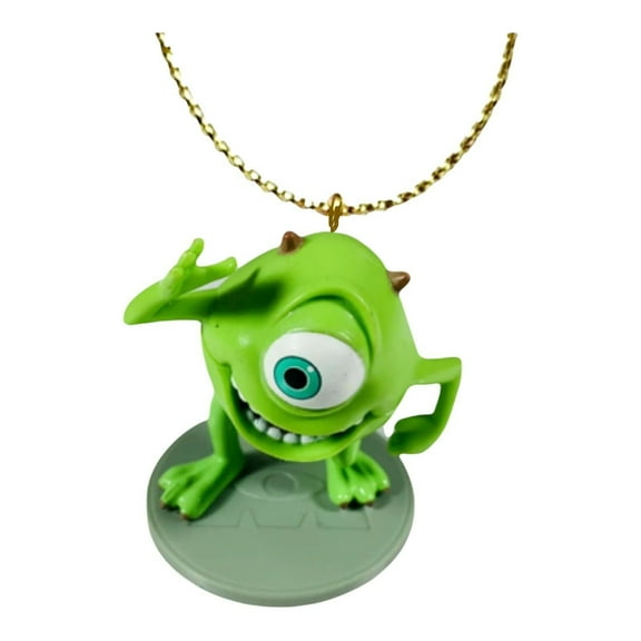 Monsters INC Mike Wazowski 3” Ornament Figure Figurine Disney Pvc Charm Dangler