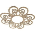 thumbnail image 2 of 40"OD x 13 5/8"ID x 1/4"T Cohen Wood Fretwork Pierced Ceiling Medallion, Red Oak, 2 of 3