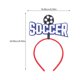 thumbnail image 4 of 4 diademas de fútbol para fiestas, aros para el pelo con temática de fútbol, suministros para fiestas temáticas, 4 of 6