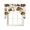 White, variant on Construction Truck Swag Curtains for Kitchen Cartoon Grips and Bulldozers Stirrup Car Valances for Windows Rod Pocket Small Window Treatment Short Topper for Cafe Bedroom Living Room 56x36 Inch