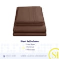 thumbnail image 4 of Sábanas Sweet Home Collection RV Short Queen Brown, 4 of 6