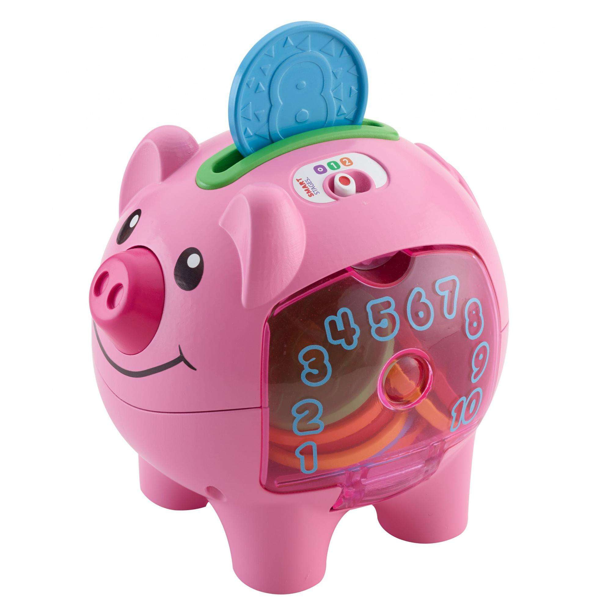 counting piggy bank fisher price