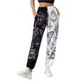 thumbnail image 1 of Pantalones Bombachos Pantalones bombachos Pantalones holgados góticos transpirables Moda suave para el trabajo (Negro L) Cgtredaw Para estrenar, 1 of 5