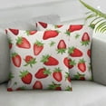 thumbnail image 2 of COMIO cottage core decor,Strawberry Pillow,Strawberry Couch,Strawberry Room Decor,Strawberry Pillow Cover,fairycore room decor,red pillow cover,Pillow Case  2pc, 2 of 6