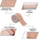 thumbnail image 3 of Muscle Movement Kinesiology Tape, 5m x 5cm, Waterproof Elastic Kinesiology Tape for Sports, 3 Rolls (1 x Beige, 1 x Beige, 1 x Beige), 3 of 5