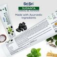 thumbnail image 4 of Sri Sri Tattva Sudanta Charcoal Toothpaste Gel, Fluoride-Free Teeth Whitening, 100g, 4 of 11