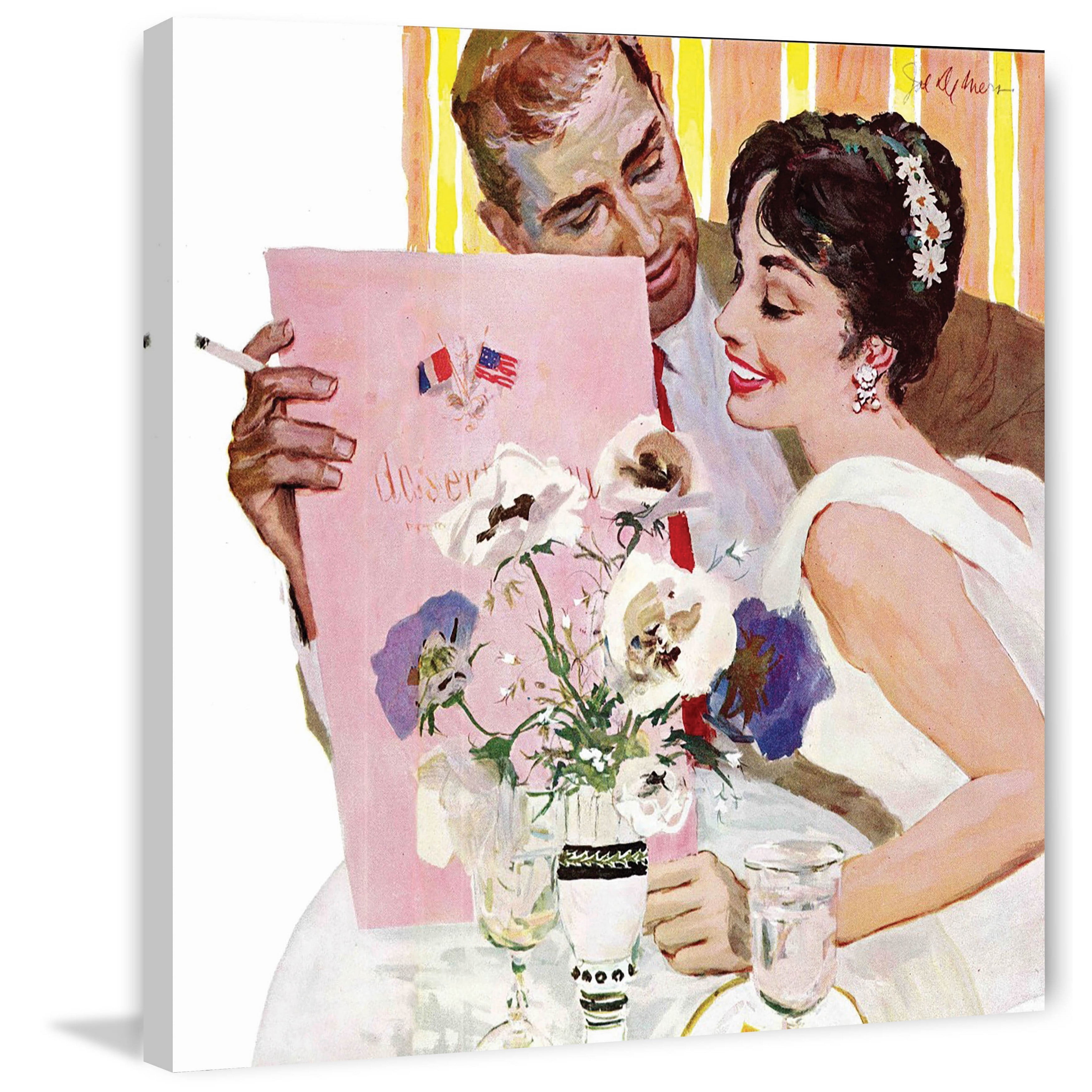 Marmont Hill "Scandal in the Family" by Joe de Mers Painting Print on Canvas