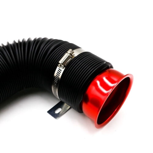 3'' Universal Flexible Car Cold Air Intake Hose Filter Pipe Telescopic Tube Kit