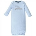 thumbnail image 5 of Luvable Friends Baby Boy Cotton Long-Sleeve Gowns 4pk, Ladies, 0-6 Months, 5 of 5
