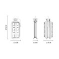 thumbnail image 2 of Ice Ball Mold 2 In 1 Ice Cube Maker Water Bottle Ball Making Mould Wit, 2 of 5