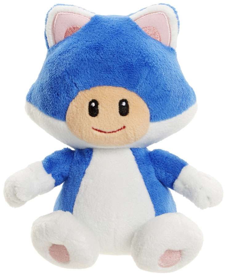 Super Mario Series 1-6 Cat Toad Plush - Walmart.com