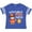 Football Blue and White, variant on Future Fire Fighter with Cute Dalmatian Dog Boys or Girls Toddler T-Shirt