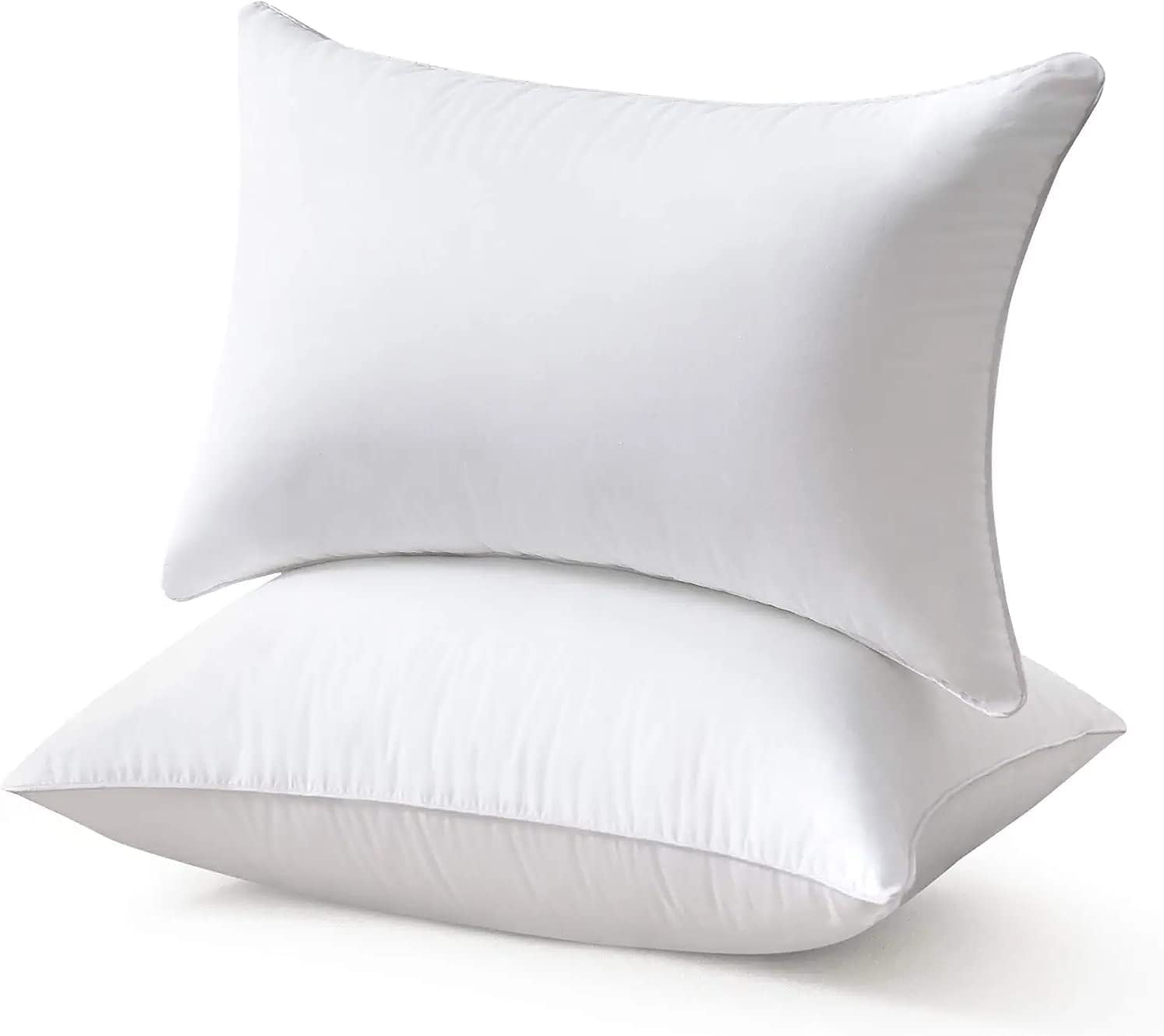Emolli Throw Pillow Inserts Set of 2, Throw Pillow Inserts Premium Stuffer,  Cotton Cover Down Alternative, Super Soft Microfiber Filled Decorative