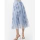 thumbnail image 4 of Falda de tul con hojas AMAD  Casual para mujer Talla L, 4 of 5