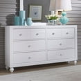 thumbnail image 6 of Cottage View White 6 Drawer Dresser, 6 of 6