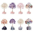 thumbnail image 5 of Home Decor Copper Wire Wrapped Stone Crafts Gemstone Feng Shui Trees Crystal Money Tree Potted Plants Reiki Chakra 8, 5 of 8