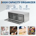 thumbnail image 2 of Qinaqin 30 x 18 en Underbody Truck Pickup Almacenamiento Caja Resistente Aluminum cm de Profundidadiamante Plate Tool con Cerradura Keys y Anchoaterproof Profundidadsign para Trailers, 2 of 7