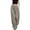 Gray, variant on Women'S Slouchy Mountain Pants Pleated Straight Leg Casual Pants (Beige,XXXL)